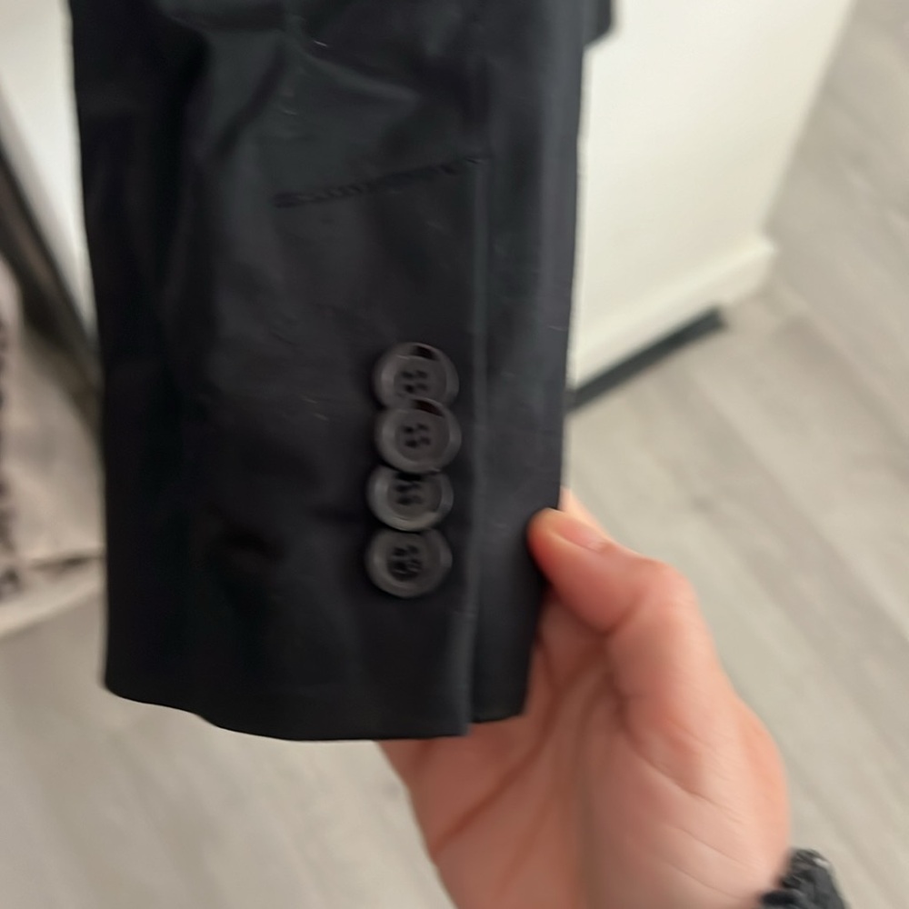 Zara Basic Cotton Black Jacket L - image 7